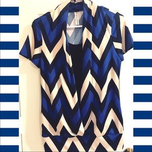 Cobalt Chevron Shirt